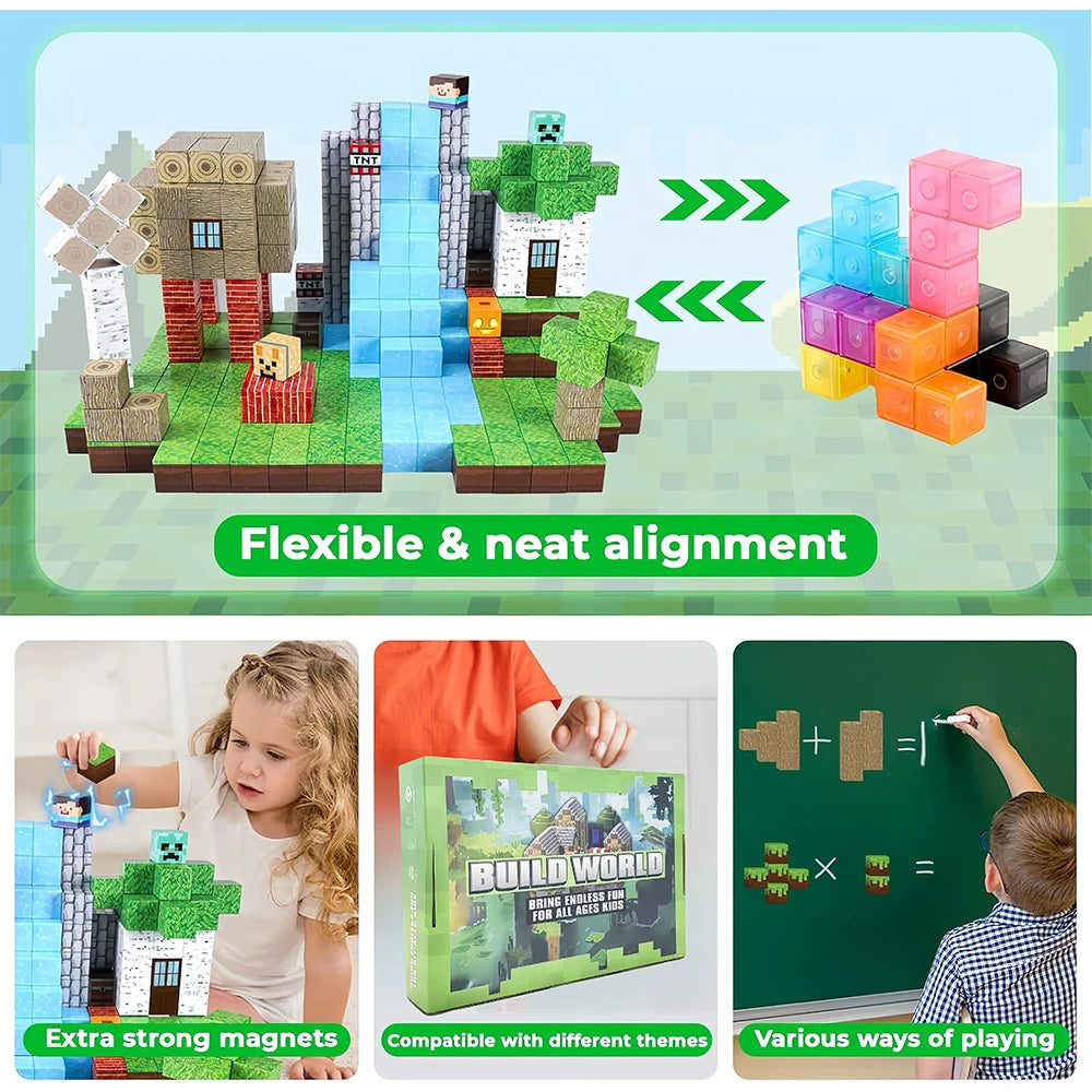 Magnetic Building Blocks Toy Build