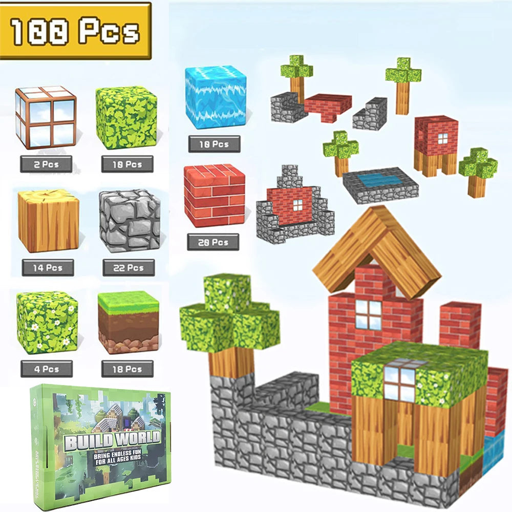 Magnetic Building Blocks Toy Build